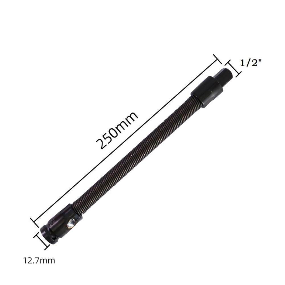 1/2inch Extension Rod 45#steel Black Polished Chrome Plating
