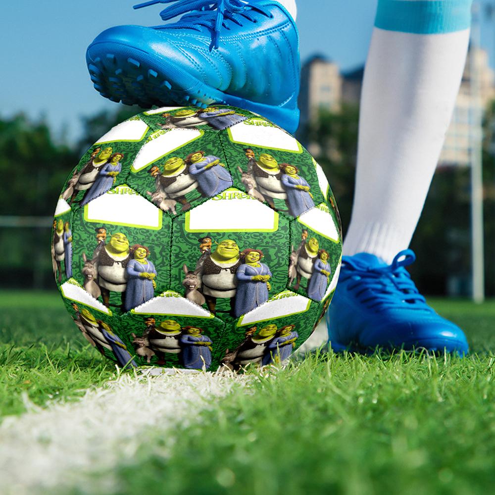 Shrek Theme Size 5 Soccer Ball, Suitable for Both Indoor and Outdoor Matches, a Gift Suitable for Everyone.