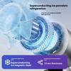 Fan Mini Hanging Ice Pack Handheld High-speed Folding 100 Speed Infinitely Adjustable Fan Portable For Office Outdoor Neck
