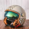 Newest Retro Motorbike Helmets DOT 3/4 Open Face Motorcycle Vintage Chopper Bike Cascos Scooter Capacete De Moto