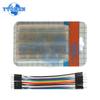 1 Set Breadboard Transparent 400 Points Solderless Pcb Breadboard with Dupont Line 10cm Male To Male 20pin Jumper Wire DIY Kit