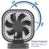 AD-Desktop Mini Rechargeable USB Fan With Timer Foldable 3 Speed 7 Leaf Portable Quiet Fan For Office Outdoor Camping Amagi