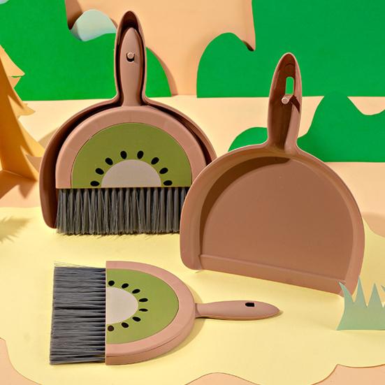 2 ks/sada Smeták Lopatka Sada Vzor ovoce Malá Přenosná Měkké štětiny Klávesnice Stolní počítače Rohy Mini Čisticí sada