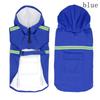 Dog Raincoat Spring and Summer Clothes Cape-style Reflective Strip Pet Raincoat Rainproof Dog Hooded Raincoat