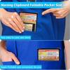 Nursing Clipboard Foldable Medical Cheat Sheets for Students Nurses, and Doctors