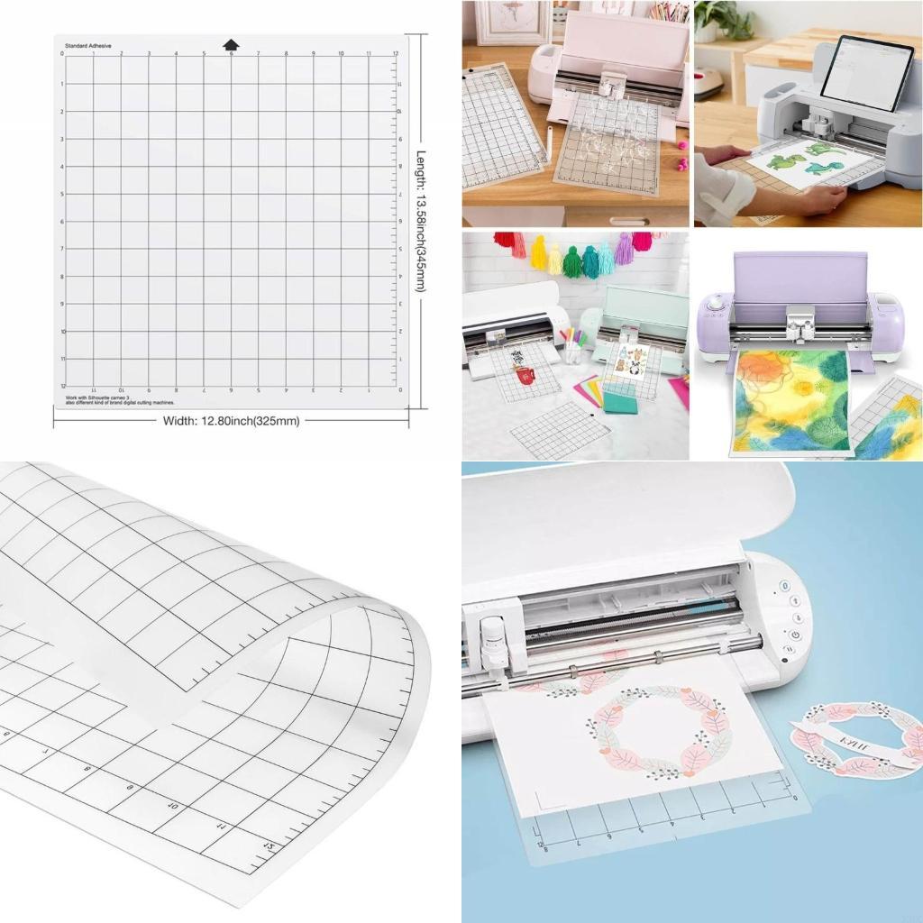 

3 Sheets Silhouettes Cameo Cutting Mats PVC Cut Mats for Crafts Scrapbooking X3UC China Mainland