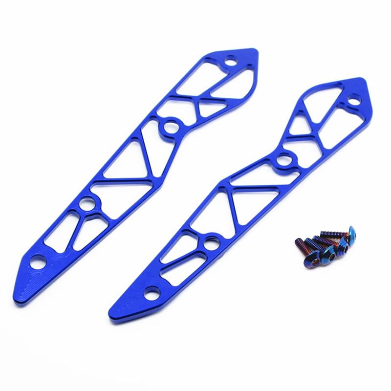 

Aluminum Alloy Front Bike Mount Blue Windshield Regulator Sturdy Construction Motorcycle Accessory Part Easy Assembly синий