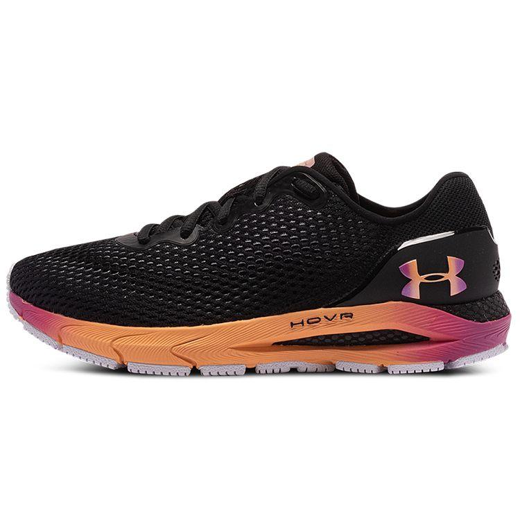 Under Armour HOVR Sonic 4 Color Changing Version Mesh Low Top Casual Running Shoes Women sneaker Black 3025224-001