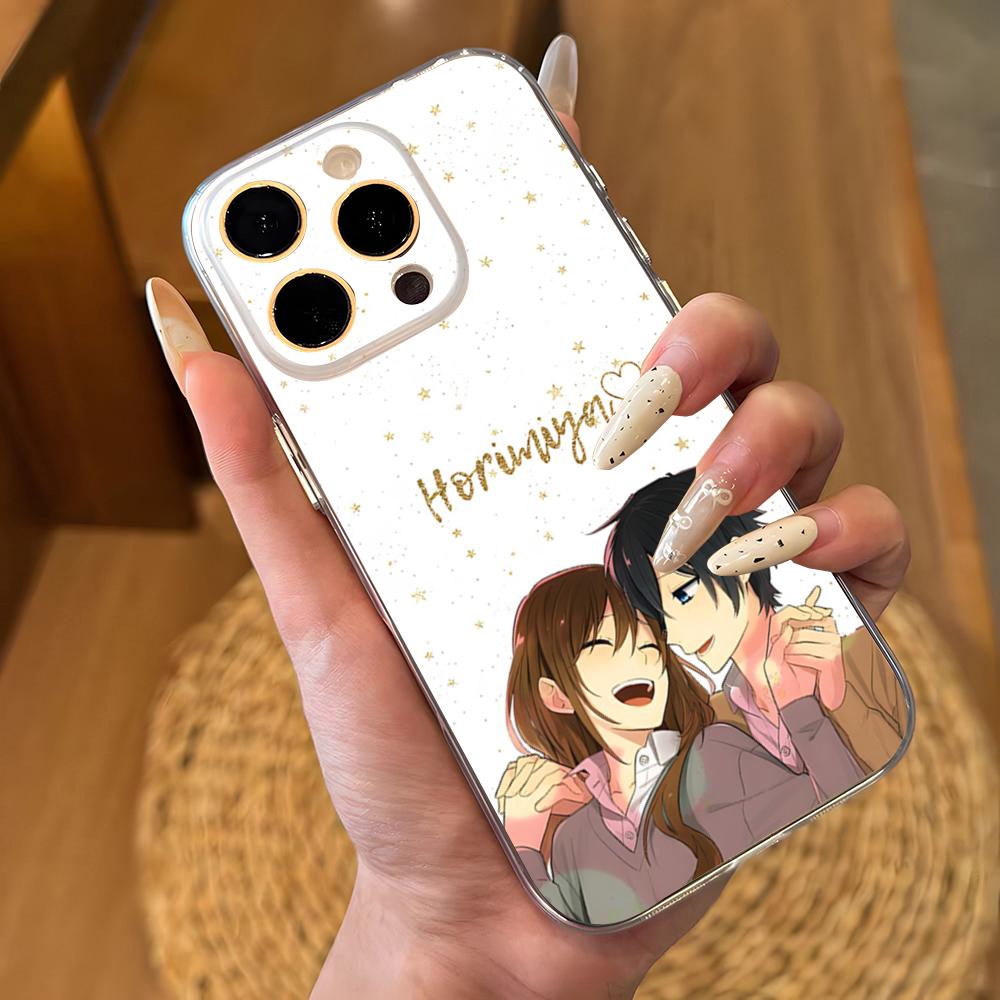 

Anime Horimiya Phone Case For IPhone 17 16 Pro Max 15 14 13 11 12 Mini Xs X Xr 7 8 Plus Se Transparent Cover iPhone17 Pro Max