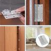 10 PCS 3inch Door Hinge Stainless Steel Flat Hinges Window Cabinet Hinges Door Connector Bookcase Wooden Box Furniture Hardware
