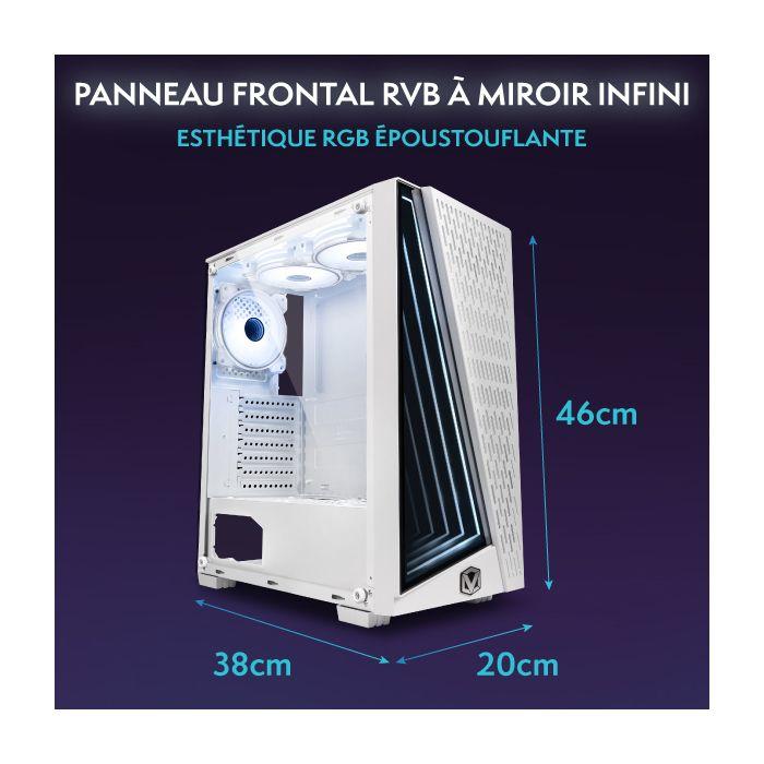 Vibox I-90 PC Gamer Completo • Pantalla de 22" • AMD Ryzen 3 3200G • Vega 8 • 8 GB RAM • 480 GB SSD • Sistema Operativo Linux • WiFi