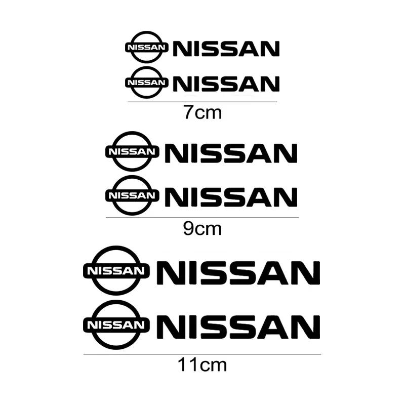 6PCS Car Brake Caliper Vinyl Stickers Wheel Decals for Nissan X-trail Qashqai Rogue Sport Kicks Tiida Altima Versa Juke Leaf