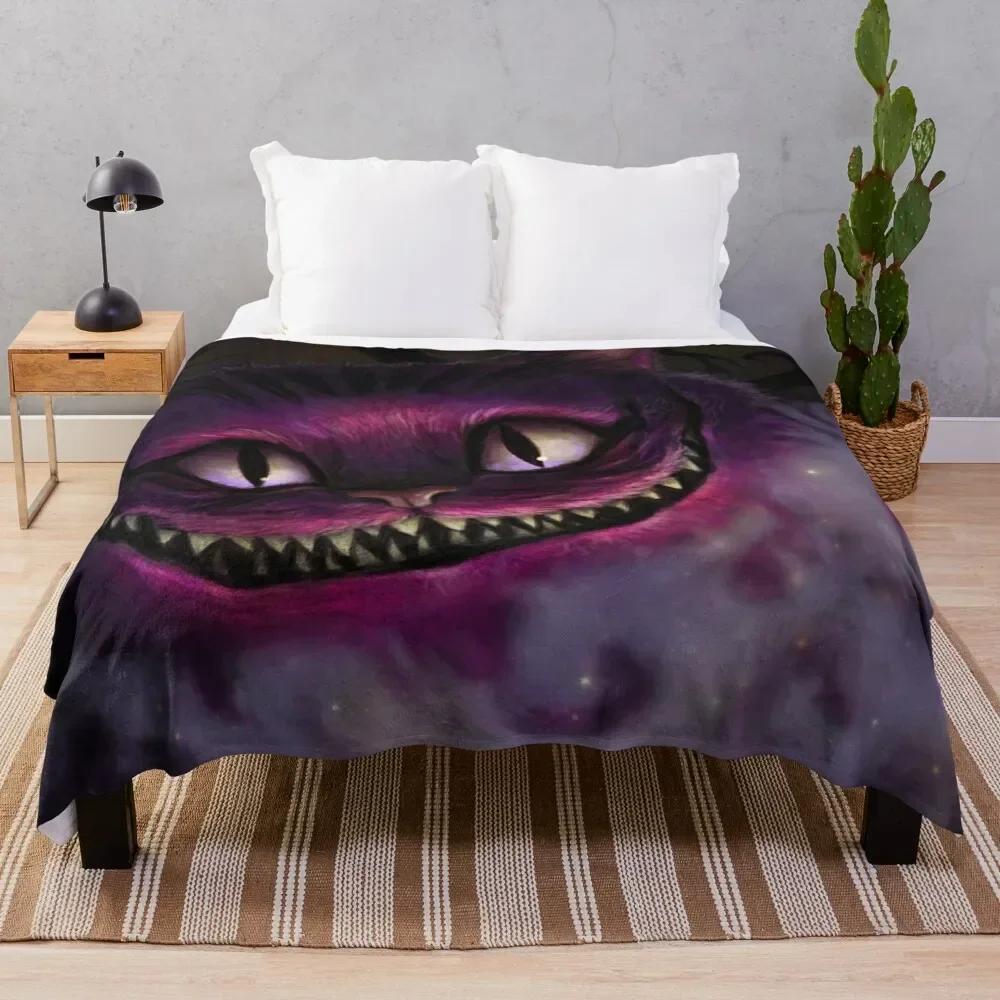 Cheshire Cat Throw Blanket goods for home and comfort fuzzy blanket king flannel blanket
