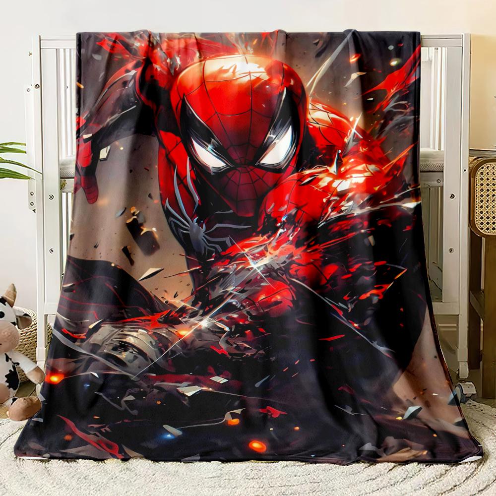 Marvel Flannel thin Blanket Bedroom Living Room Sofa Blanket Student Nap Office Nap Camping Trip Girlfriend Gift