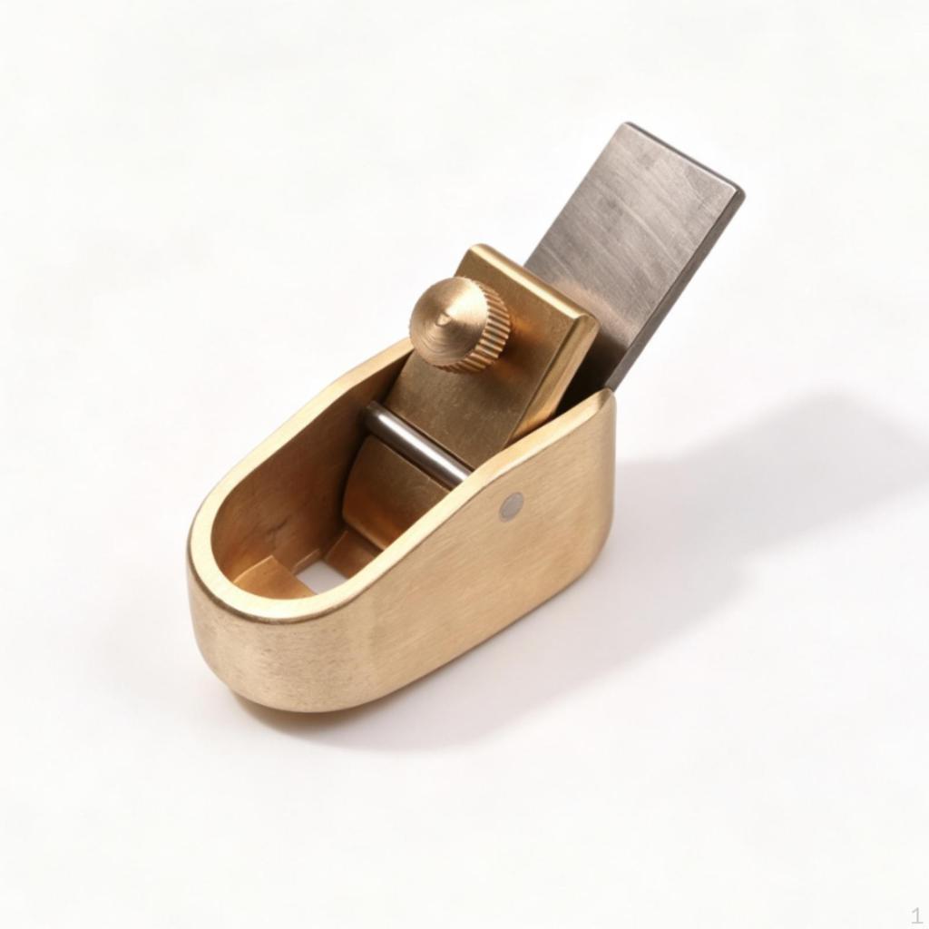 Thumb Plane Brass Violin Luthier Adjustable Woodcraft Tool for Luthiers, Woodworkers,