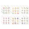 90 Counts Eid Mubarak Wrapping Sticker 40mm Round Wrapping Label for Laptops Phone Case Seal Envelope Card Decoration
