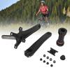 Aluminum Alloy Bike Crank Arm Set Bicycle Crank Arm Set with Bottom Bracket Kit Chainring Bolts