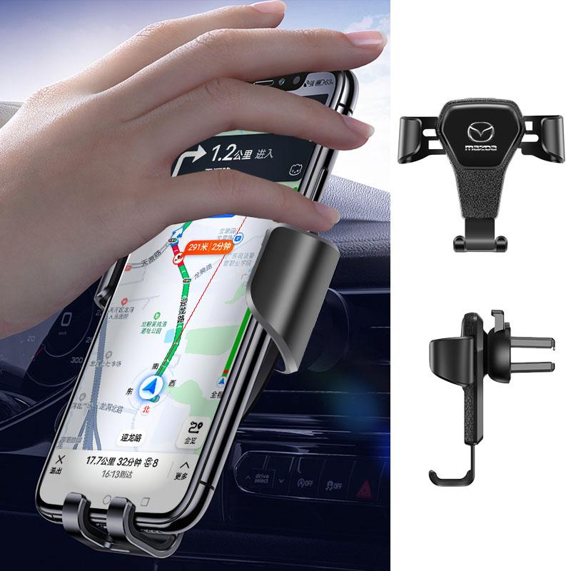 Auto-Schwerkraft-Handyhalter Lüftungsschlitz-Halterung Handy-Ständer Für Mazda Speed 2 3 5 6 Atenza CX80 CX70 CX90 CX3 CX5 CX8 MX30 CX60 CX30
