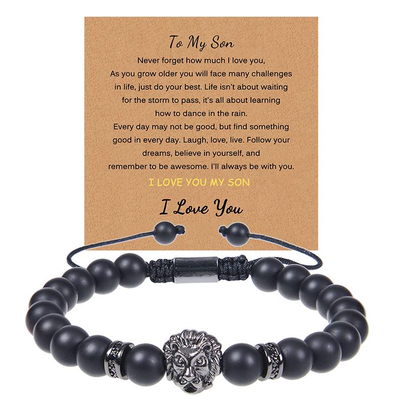 

JYL TS Bracelet Grandma Gift Life Tree Beaded Conveys Filial Piety & Longevity To My Husband колір морської хвилі