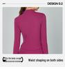 European & American Slim Fit Yoga Wear: Women's Long-Sleeve Zipper Cardigan for Autumn & Winter Running and Fitness.