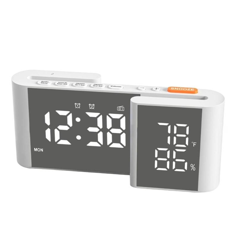 

Функциональный цифровой будильник с будильниками и функциональностью отображения полной даты, времени и температуры. Домашние настольные часы