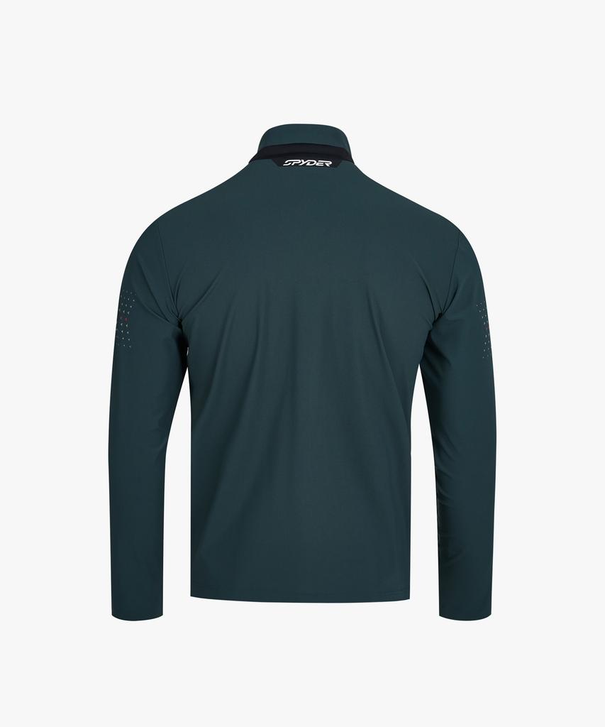 Spyder Men'S Pro Web Cool Cooling Tricot Training Zip-Up Spkmcnft204Mdgn