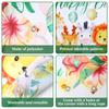 Jungle Animals Backdrop Jungle Party Decoation Wild One Safari Birthday Decorations Baby Shower Boy Gril Birthday Party Decor