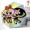 1pc Powerpuff Girls Automatic Umbrella - 8-Rib Foldable Design, Outdoor Adventures, Durable Canopy Material Yy250823192