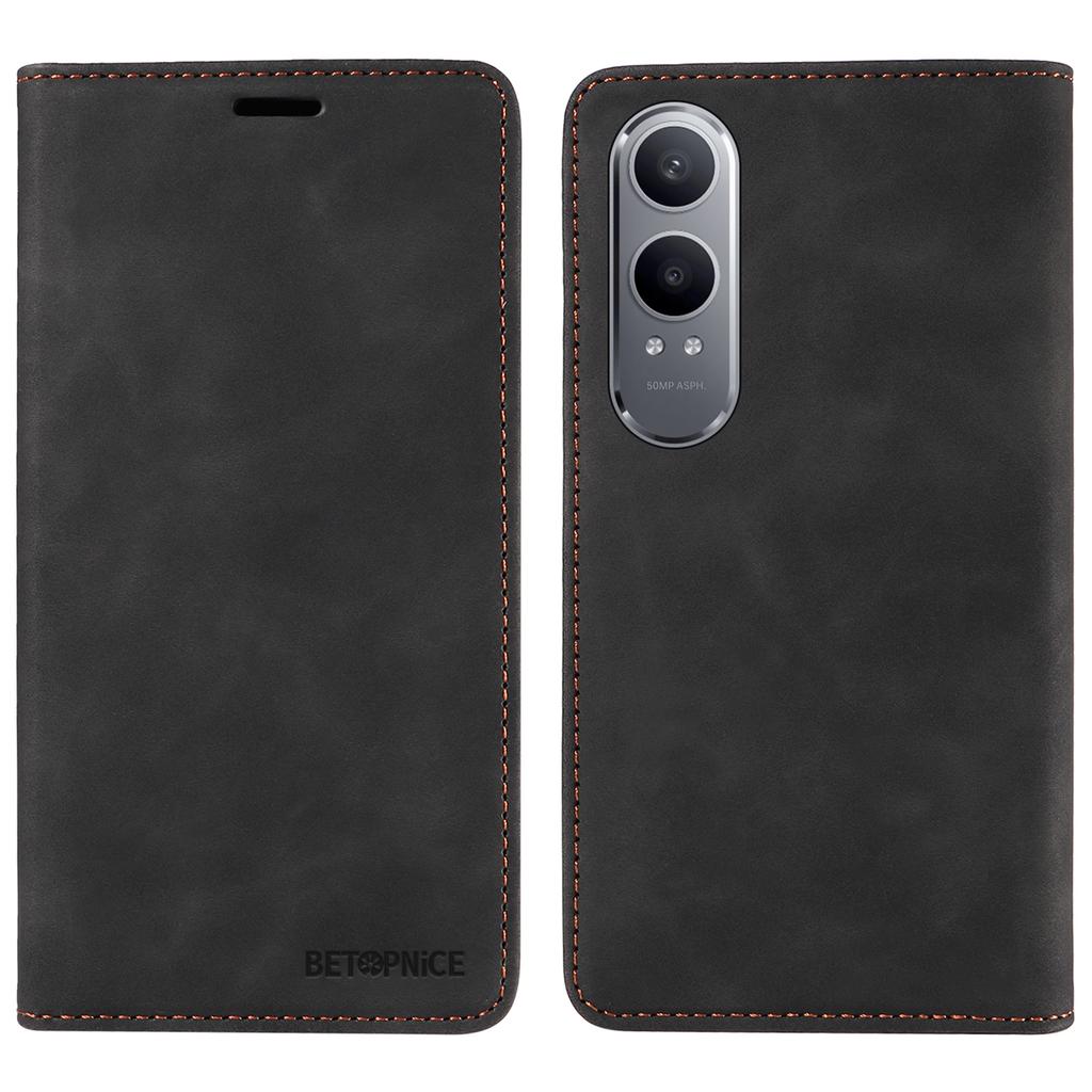 BETOPNICE 003 Dla OnePlus Nord CE4 Lite 5G/Oppo K12x 5G (Chiny) Skórzane etui na telefon portfel podstawka