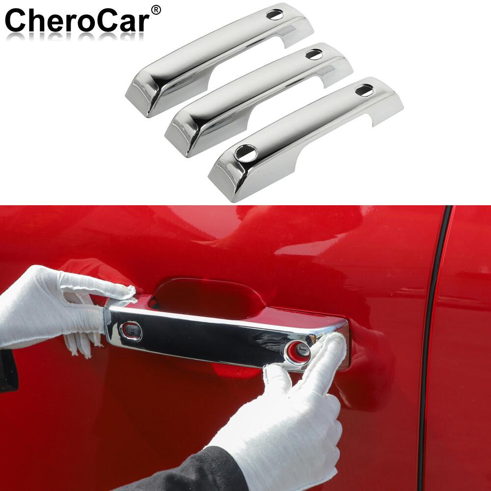 For Ford Bronco -25 Exterior Accessories Door Handle Decor Cover Trim Chrome