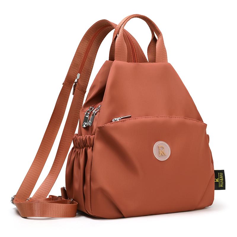 

Multi-Functional Chest Bag Large Capacity Backpack Women s Commuter Travel Shoulder Bag помаранчевий