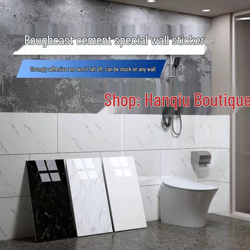 Self-Adhesive Grid Tile Wall Stickers for Bedroom, Living Room, Kitchen & Bathroom Renovation - Waterproof Decoration