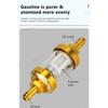SEAMETAL Universal 8mm Gas Fuel Filter CNC Aluminum Alloy Glass Gas Fuel Gas Oil Filters for Motorcycle Dirt Pit Bike ATV Quad