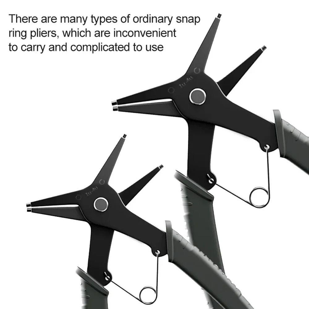 Large Retaining Ring Circlip Pliers 4 Way Type Circlip Pliers Hardware Repair Tool