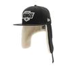 New Era 59FIFTY Dog Ear Baseball Team Boa LAK 7 5950 DOGEAR LOSKIN BLK Cap, Fleece, Black, 1/2 Oz,