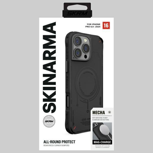 Etui Do iPhone 16 Pro Max Skinarma Magnetic Charging Czarne