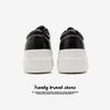 Niche thick baseplate shoes men's black and white simple fashion casual shoes German training shoes