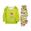 Parent-child Christmas Print Home Suit Long-sleeved Top And Pants