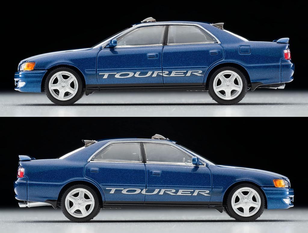 Tomica Limited Vintage Neo Toyota Chaser Tourer S Navy Blue 98 Year Finished Product 320272 1/64 LV-N224d 2.5