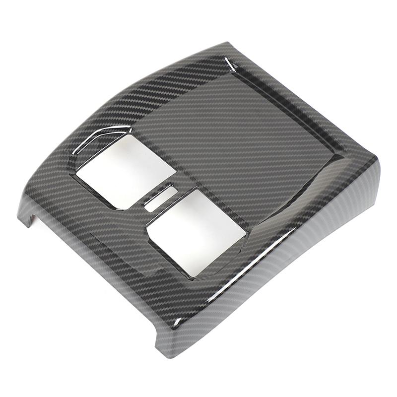 Real Carbon Fibre For BMW 4 Series M3 M4 2020-2026 Car Armrest Box Rear Air Conditioning Air Outlet Frame Cover Trim Accessories