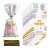 50pcs Ramadan Kareem Gift Bags Eid Mubarak Plastic Candy Cookie Bag 2025 Islamic Muslim Party Decor Eid Al-fitr Ramadan gifts