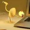Multi-Functional Rooster Night Light USB Charging Bedside Lamp Dormitory Table Lamp High Aesthetic Children's Bedroom Sleep Aid