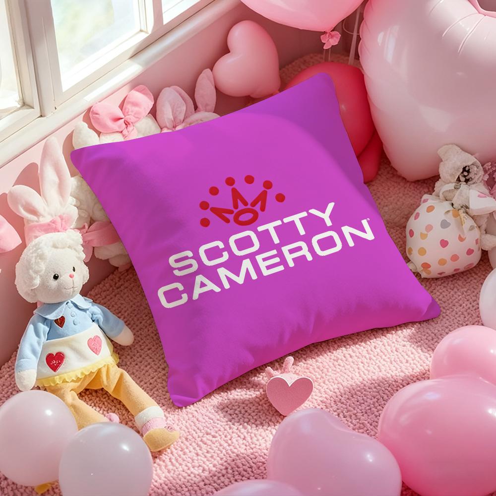 Luxury S-SCOTTY C-CAMERON Cushion Cover Pattern Printed Pillowcase for Living Room Sofa Cushion Cover & Bedroom Decor