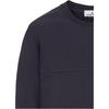 Stone Island Badge Pullover Crew Neck Long Sleeve Sweatshirt Unisex sweatshirt Blue 801560154-V0020