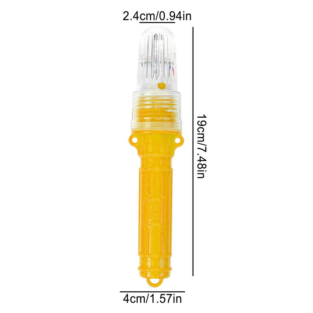 LED Luring Light Flares For Boating LED Boating Flares Fishing Light Light Sensing Boating Safety Kit Visual Signal Day/Night