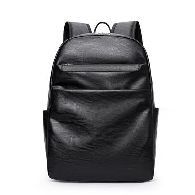 Men's Business Commuting Backpack, Large-capacity Student Travel Computer Backpack, Pu Leather Casual Backpack