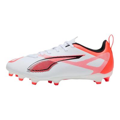 Ultra 5 Series Play Sports Elastische Mode Low-Top Kinder Fußballschuhe Kinder Sneaker Weiß Rot 108170-01