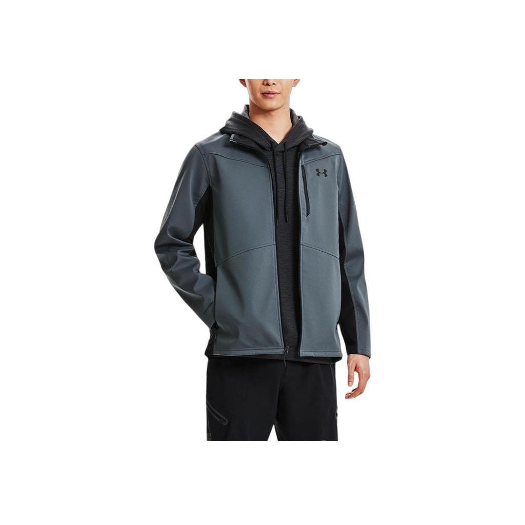 Under Armour Training Casual Logo Sports Jacket Men Outerwear Black 1321438-001