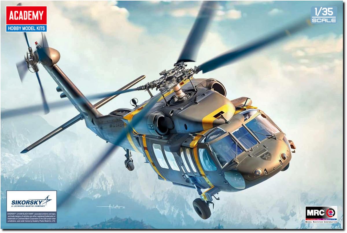 

Academy Black Hawk Plastic Model Kit 12135 1/35 UH-60M (Aircraft)