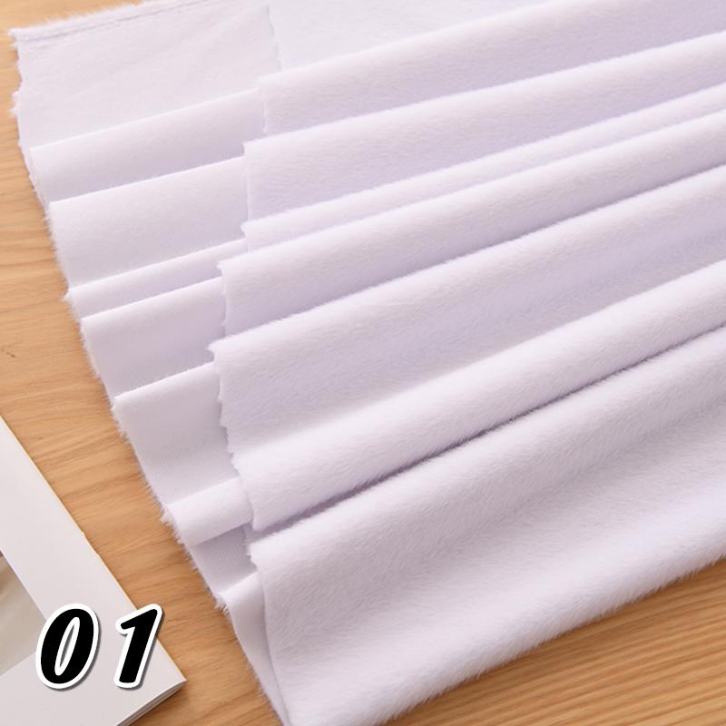 50*40cm Encrypt Imitation Rabbit Fur Fabric Thicken Plush Counter Background Clothing Fabric Handmade DIY Sewing Doll Fabric